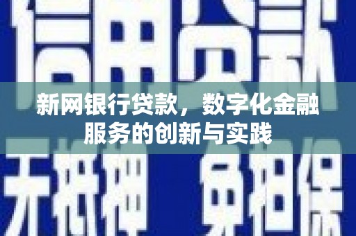 竹崎新网银行贷款，数字化金融服务的创新与实践
