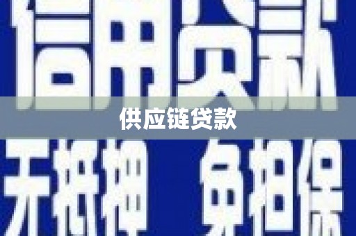 竹崎供应链贷款