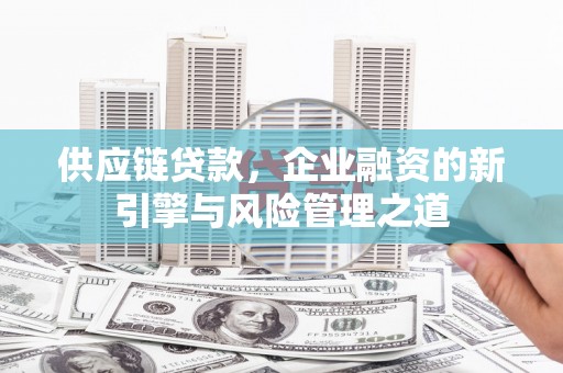 竹崎供应链贷款，企业融资的新引擎与风险管理之道