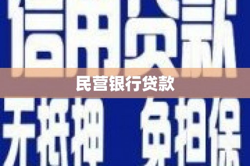 竹崎民营银行贷款