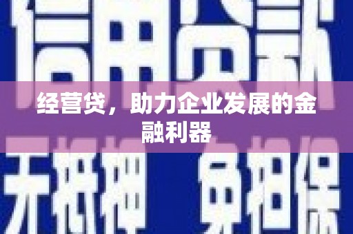 竹崎经营贷，助力企业发展的金融利器