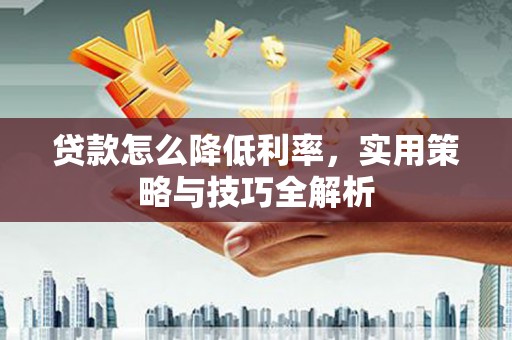 竹崎贷款怎么降低利率，实用策略与技巧全解析