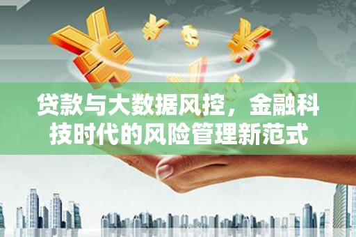 竹崎贷款与大数据风控，金融科技时代的风险管理新范式