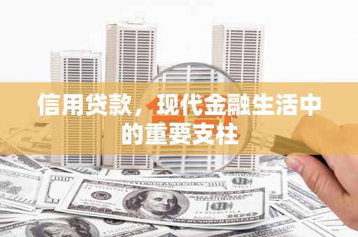 竹崎信用贷款，现代金融生活中的重要支柱