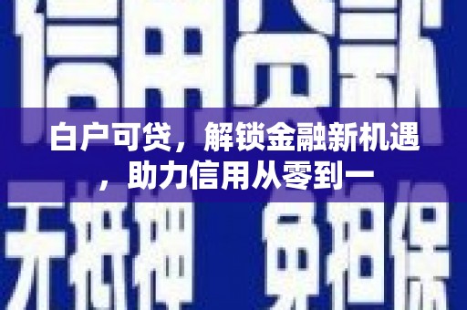 竹崎白户可贷，解锁金融新机遇，助力信用从零到一