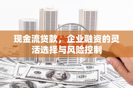 竹崎现金流贷款，企业融资的灵活选择与风险控制