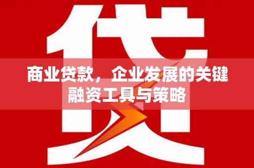 竹崎商业贷款，企业发展的关键融资工具与策略