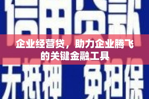 竹崎企业经营贷，助力企业腾飞的关键金融工具