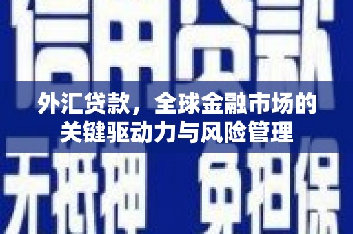 竹崎外汇贷款，全球金融市场的关键驱动力与风险管理
