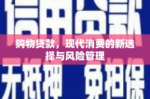 竹崎购物贷款，现代消费的新选择与风险管理