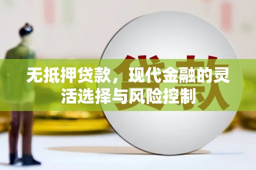 竹崎无抵押贷款，现代金融的灵活选择与风险控制