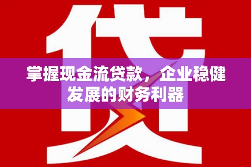 竹崎掌握现金流贷款，企业稳健发展的财务利器