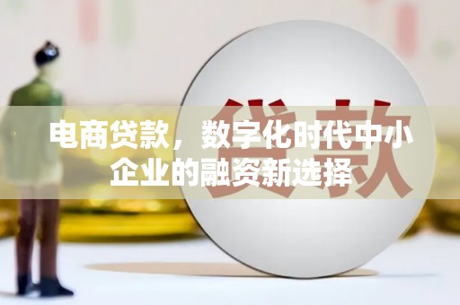 竹崎电商贷款，数字化时代中小企业的融资新选择