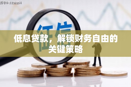 竹崎低息贷款，解锁财务自由的关键策略