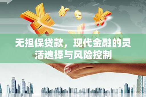竹崎无担保贷款，现代金融的灵活选择与风险控制