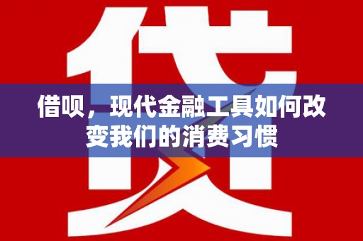 竹崎借呗，现代金融工具如何改变我们的消费习惯
