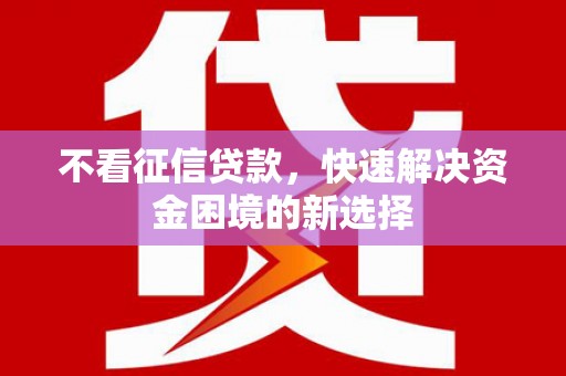 竹崎不看征信贷款，快速解决资金困境的新选择