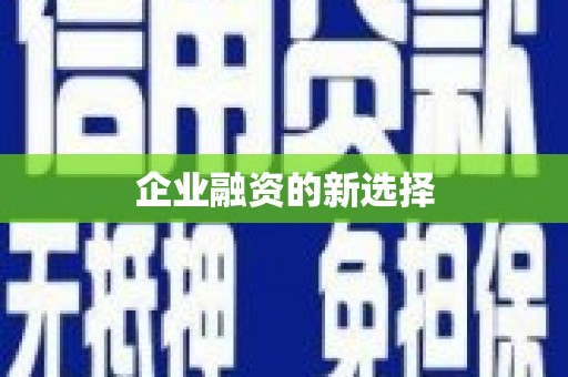 竹崎企业融资的新选择