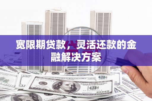 竹崎宽限期贷款，灵活还款的金融解决方案
