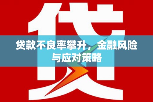 竹崎贷款不良率攀升，金融风险与应对策略