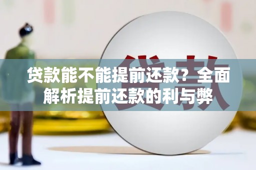 竹崎贷款能不能提前还款？全面解析提前还款的利与弊