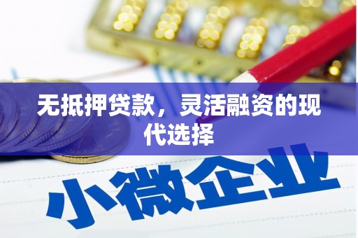 竹崎无抵押贷款，灵活融资的现代选择