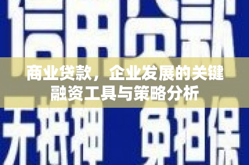 竹崎商业贷款，企业发展的关键融资工具与策略分析