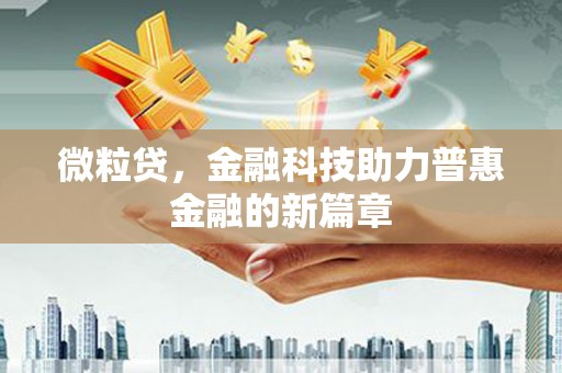 竹崎微粒贷，金融科技助力普惠金融的新篇章