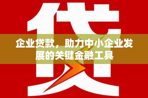 竹崎企业贷款，助力中小企业发展的关键金融工具