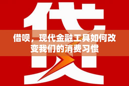 竹崎借呗，现代金融工具如何改变我们的消费习惯