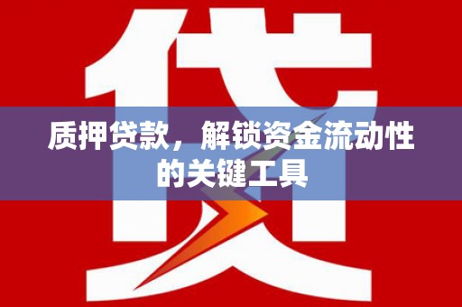 竹崎质押贷款，解锁资金流动性的关键工具
