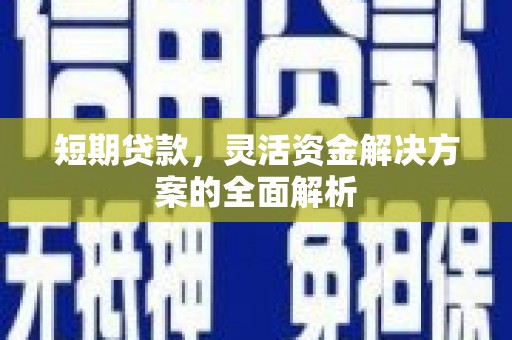 竹崎短期贷款，灵活资金解决方案的全面解析