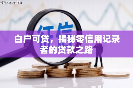 竹崎白户可贷，揭秘零信用记录者的贷款之路