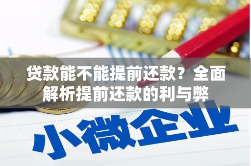 竹崎贷款能不能提前还款？全面解析提前还款的利与弊