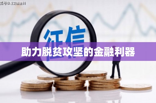 竹崎助力脱贫攻坚的金融利器
