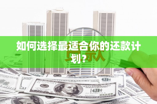 竹崎如何选择最适合你的还款计划？