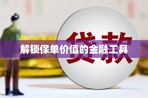 竹崎解锁保单价值的金融工具