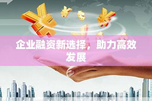 竹崎企业融资新选择，助力高效发展