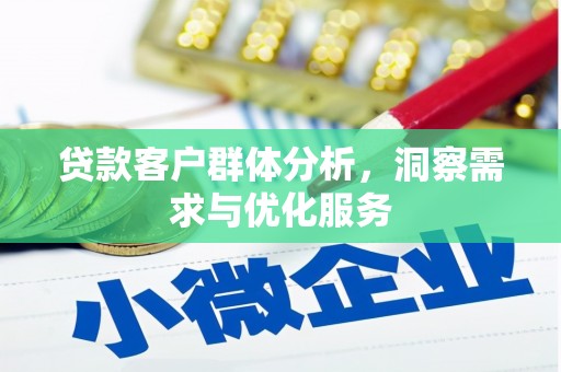 竹崎贷款客户群体分析，洞察需求与优化服务
